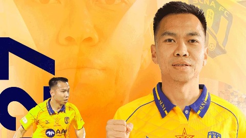  SLNA ký hợp đồng với tiền vệ tấn công hàng đầu Việt Nam